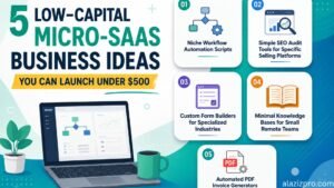 5 Low-Capital Micro-SaaS Business Ideas You Can Launch Under $500