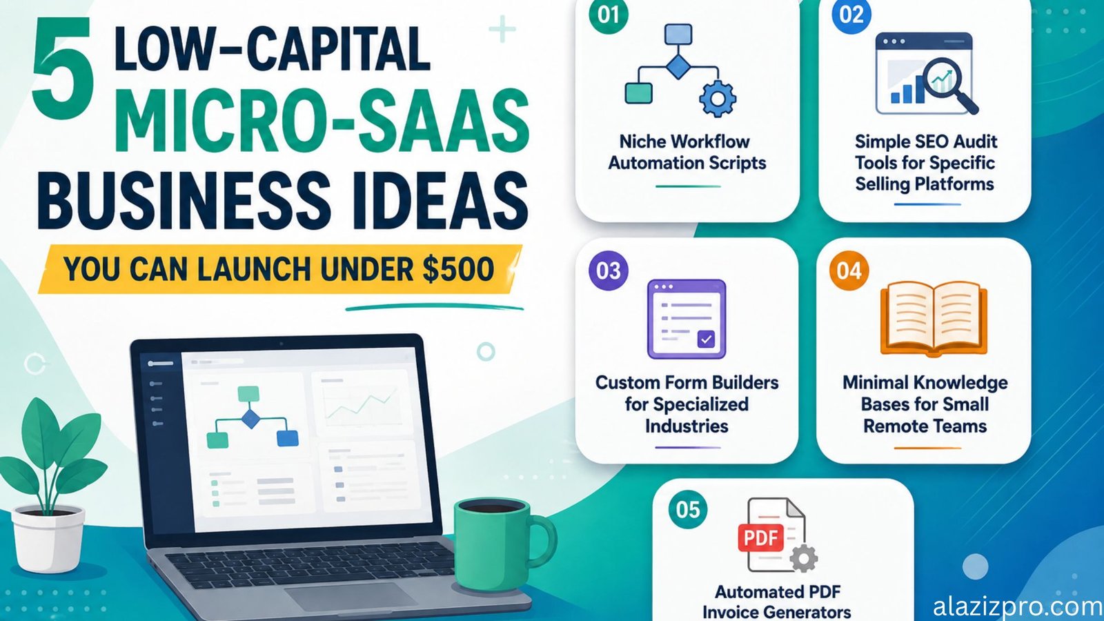 5 Low-Capital Micro-SaaS Business Ideas You Can Launch Under $500